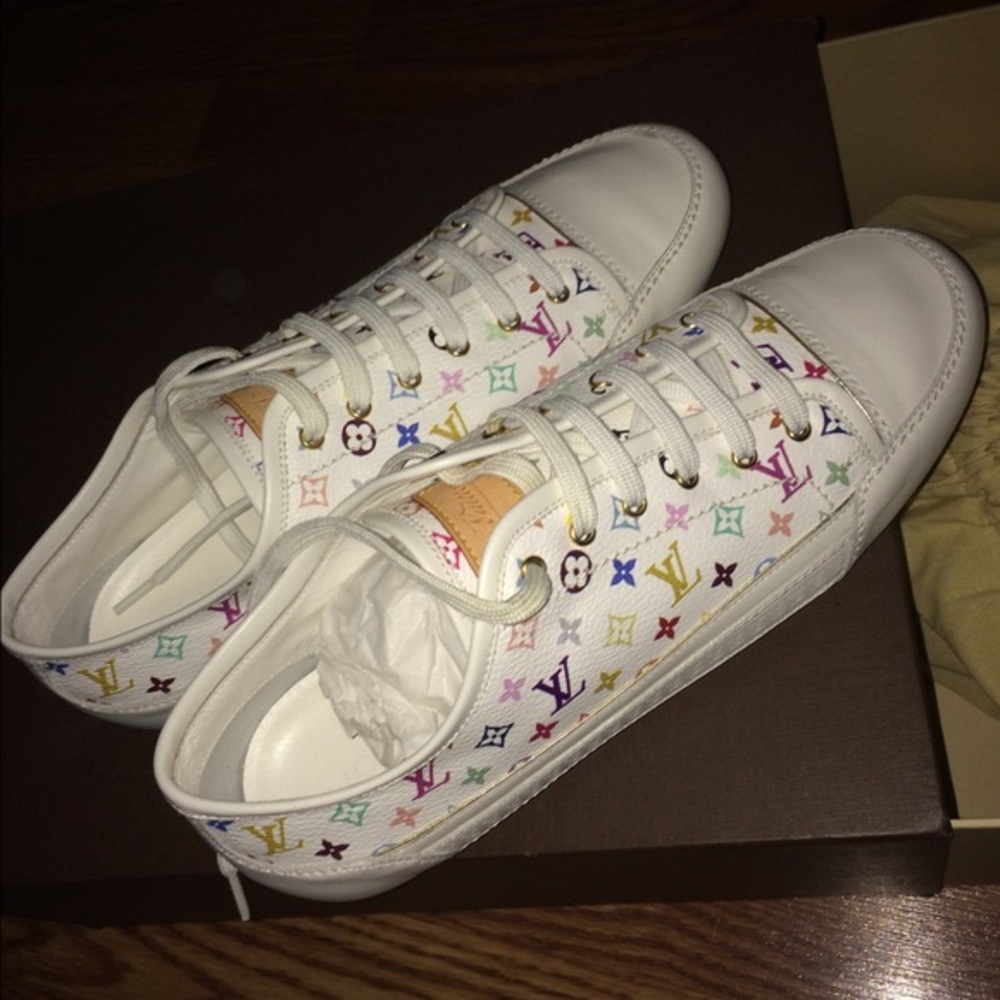 Louis Vuitton leather sneakers
